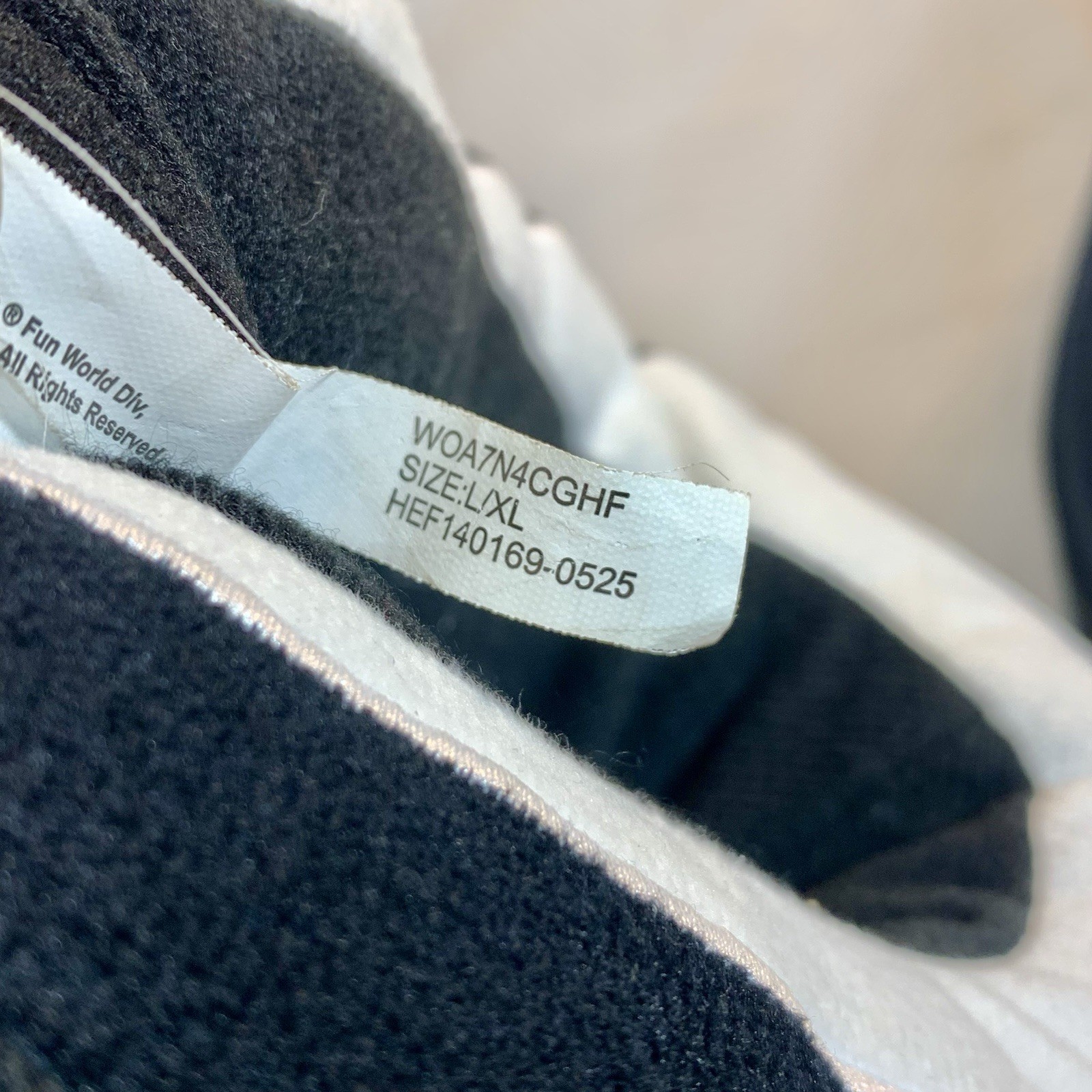 SCREAM GHOST FACE  Slippers Fun World Official Sz… - image 5