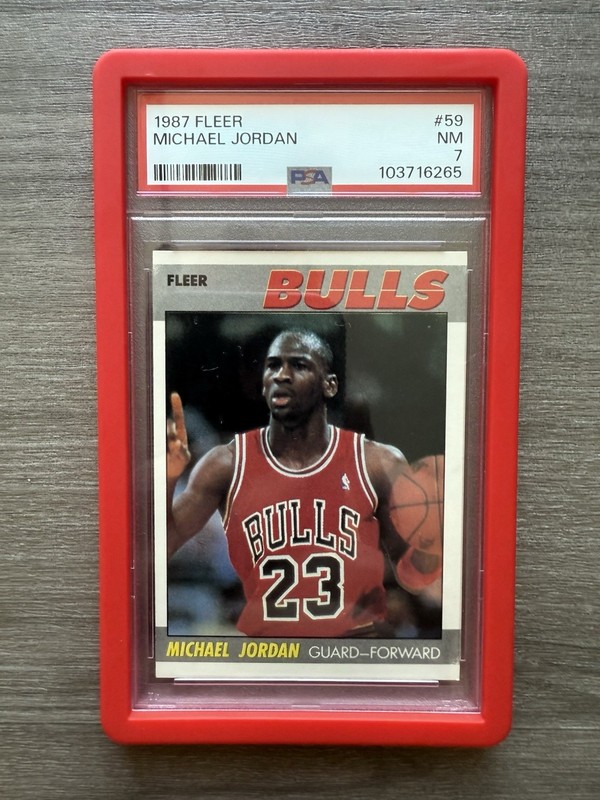 87-88 Fleer Michael Jordan Second Year Card - Michael Jordan