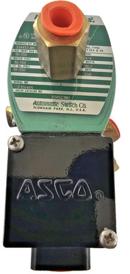 Asco 8345G1MO 1/4'' 4-Way Solenoid Valve W/Manual Operation 0-150 PSI