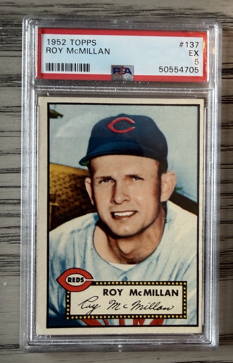 1952 Topps Roy McMillan #137 PSA 5