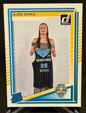 2025 Panini Donruss WNBA Rated Rookie Ajsa Sivka #93 RC Chicago Sky