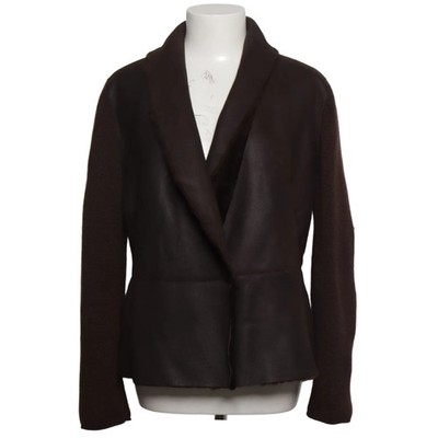 Brunello Cucinelli, Shearling Jacke, Damen, Größe: M, Braun, Leder #bTy