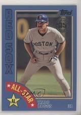 2019 Topps 1984 Topps Baseball All-Stars Blue Wade Boggs #84AS-WB HOF mr0