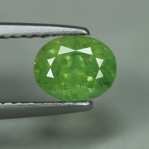 1.08 Cts_Loose Gemstone_100 % Natural Green Demantoid Garnet_Namibia