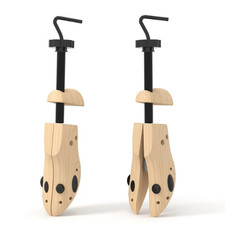 One Pair 2-way Wooden Adjustable Shoe Stretcher for Men Women Size 9-13 BA