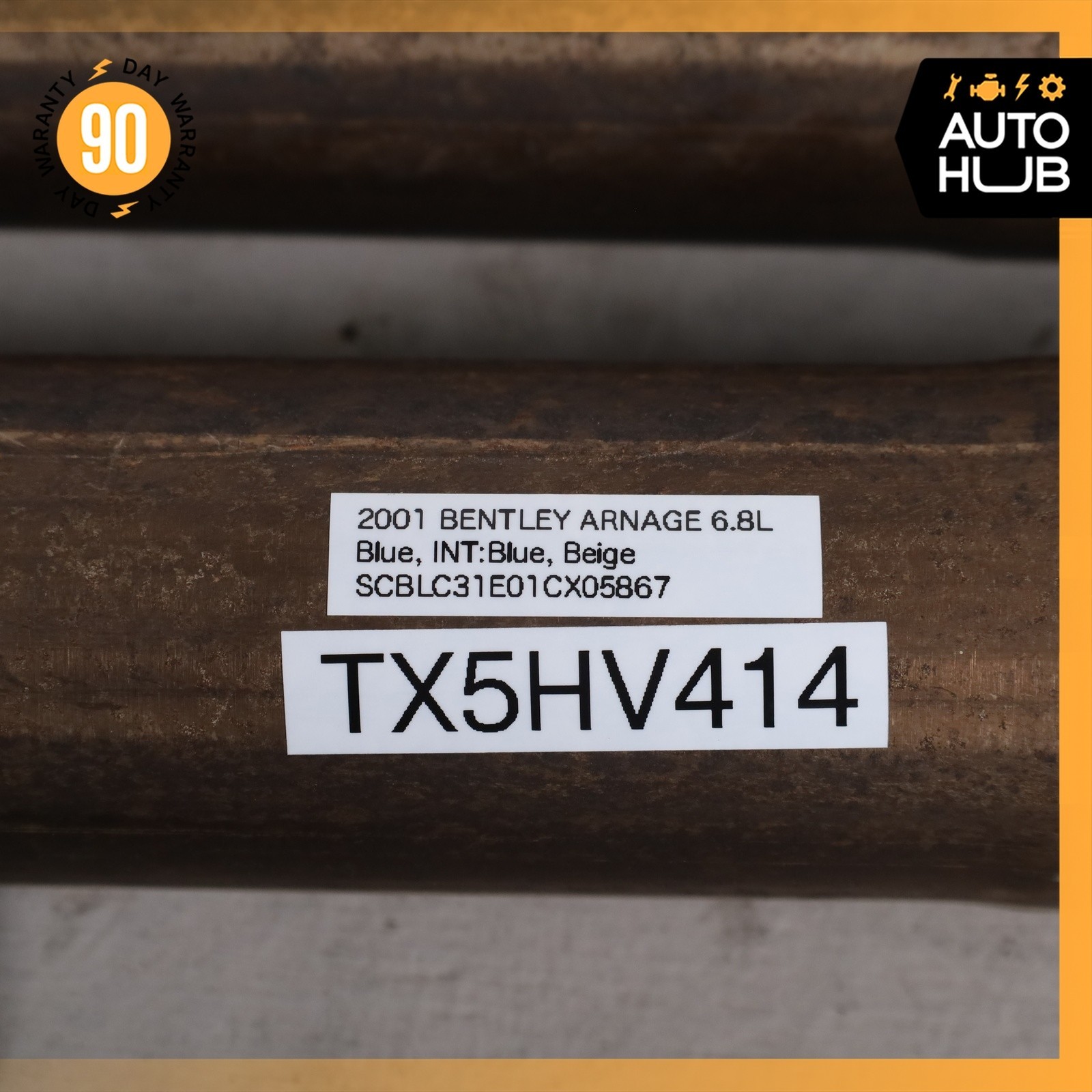00-02 Bentley Arnage 6.8L V8 Exhaust Downpipe PJ55312PA OEM 42k