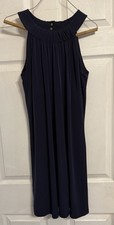calvin klein dress size 6 navy blue 