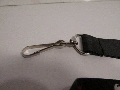 RARE VINTAGE DISCONTINUED IN-N-OUT BURGER PALM TREES ID KEYS BADGE PROMO LANYARD - Afbeelding 2 van 5