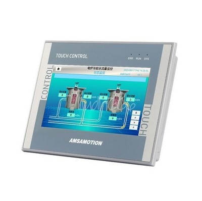 AMSAMOTION 7 Inch HMI PLC All-in-One FX3U Ethernet AMX-HM7A-32MR Touch screen *m