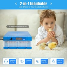 48 Eggs Incubator Automatic Digital Chicken Egg Hatcher Temperature Control