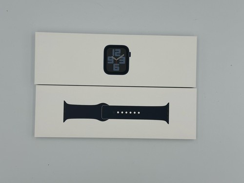 Apple Watch SE 2nd Gen GPS 40mm Midnight Aluminum Case Sport Band S/M NEW - Zdjęcie 3 z 4