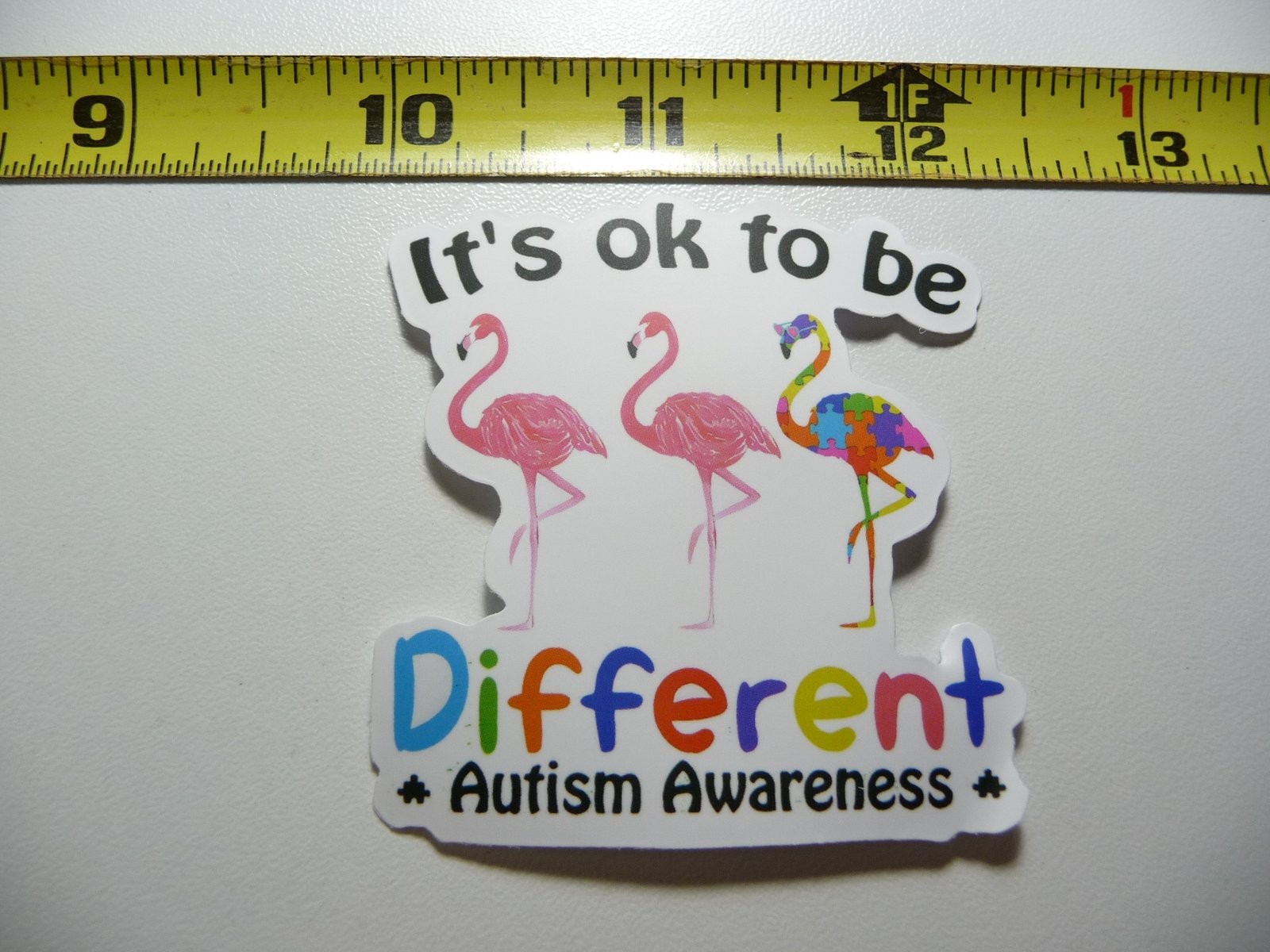Autism awareness support decal sticker celebrating differences