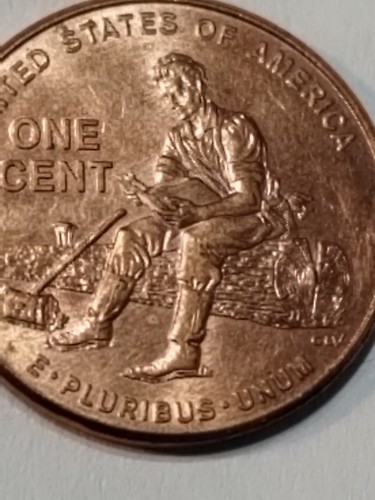 2009 P LINCOLN FORMATIVE YEARS CENT COIN DDR REVERSE DOUBLE THUMB ERROR BU MS - Picture 8 of 13