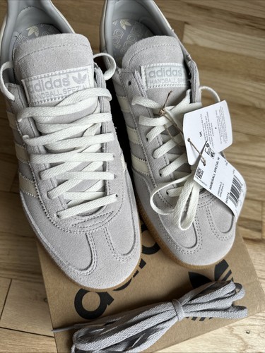 Size 9.5 - adidas Handball Spezial Grey Off White W - Picture 18 of 24