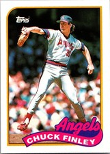 1989 Topps #708 Chuck Finley