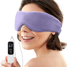 Heated Eye Mask, Warm Eye Compress Mask for Dry Eyes, Sleep Mask  USB Electric