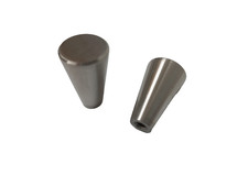 POMOLO POMELLO ACCIAIO INOX TONDO PER MOBILI CASSETTI ARMADI Ø MM. 12 H. 20