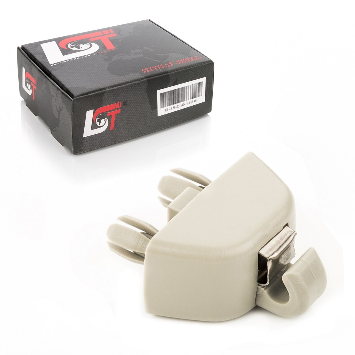 Holder Sunshade Clip Cover Pearl Grey 6R0-857-561 For Seat Leon Toledo IV