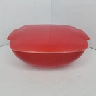 Vintage PYREX #515B-015 Red 1-1/2 Qt Casserole Server Bowl With Lid