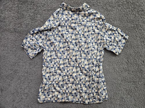 Vintage Hawaiian Shirt Mens XL Tropical Beach Pineapple Floral All Over Print - Picture 4 of 7
