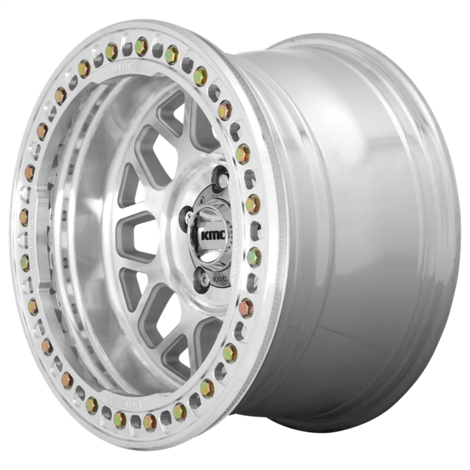 Juego 4 ruedas mecanizadas 20" KMC KM235 Grenade Crawl Beadlock 20x10 8x6,5 -48 mm Foto 3 de 4