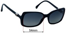 SFx Replacement Sunglass Lenses fits Chanel 5218 - 54mm Wide