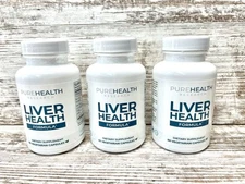 Lot of 3 Pure Health Research Liver Health Formula Dietary Sup 60 Caps EXP 11/23