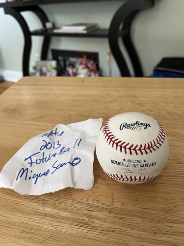 Miguel Sano Minnesota Twins Signed 2013 Futures Game Baseball - Picture 2 of 2