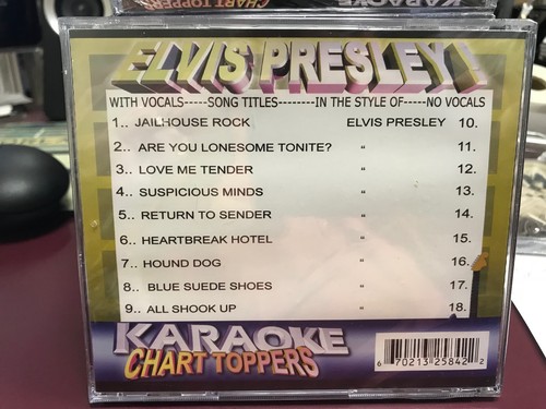 Elvis Presley Karaoke CDG Suspicious Minds Return To Sender Heartbreak Hotel - Bild 2 von 3