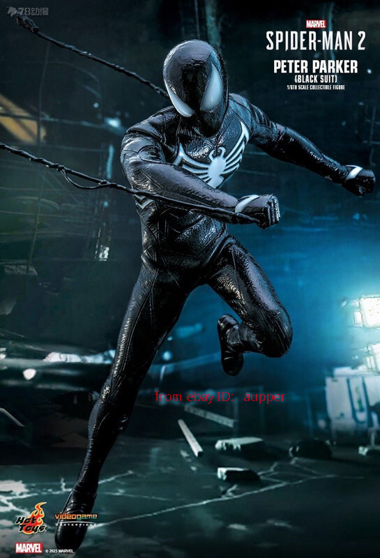 Hot Toys VGM 056 Peter Parker Black Suit Spider-Man 2 Marvel