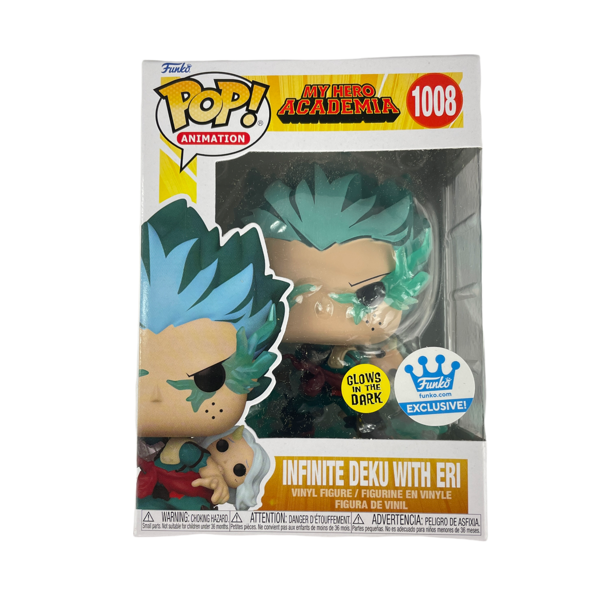 Funko POP! My Hero Academia: Infinite Deku with Eri 'Glows in the Dark'  Funko