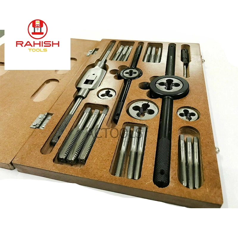 Juego de 14 piezas de grifos y troqueles British Standard Whitworth de 1/4" a 1/2” RAHISHTOOLS Foto 4 de 4