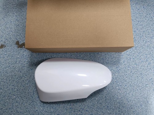 Tapa de cubierta de espejo retrovisor de puerta lateral izquierdo pasajero blanco para Toyota Yaris 2012-2020 - Imagen 5 de 12
