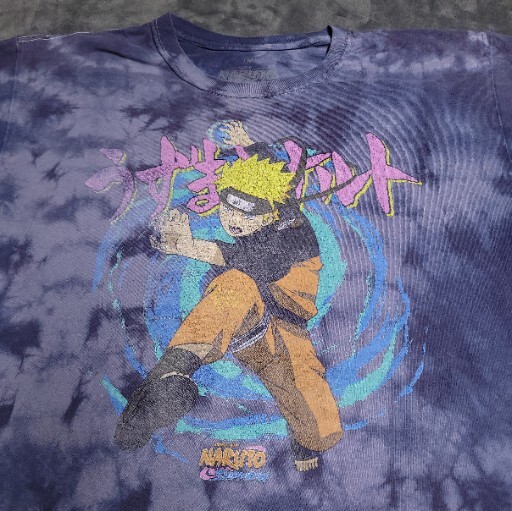 Naruto Shippuden Tie Dye Shonen Jump Anime Manga Medi… - Gem