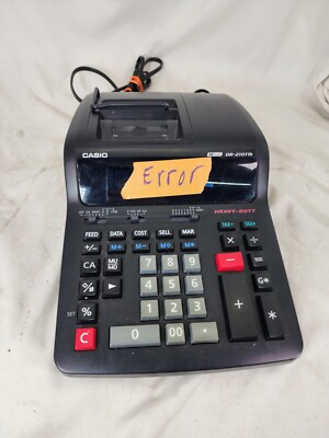Casio 12-Digit Heavy-Duty Advanced Printing Calculator DR-210TM (Non Working)
