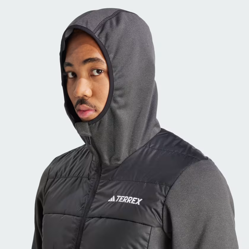 Adidas TERREX MULTI HYBRID INSULATED HOODED JACKET IR7883 Black