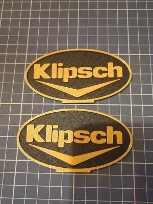 Klipsch Vintage Speaker Grill logo Badge Custom Made, JBL, EV, Marshall