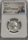 1951 NGC PF65 Silver Proof Washington Quarter 25c Portrait