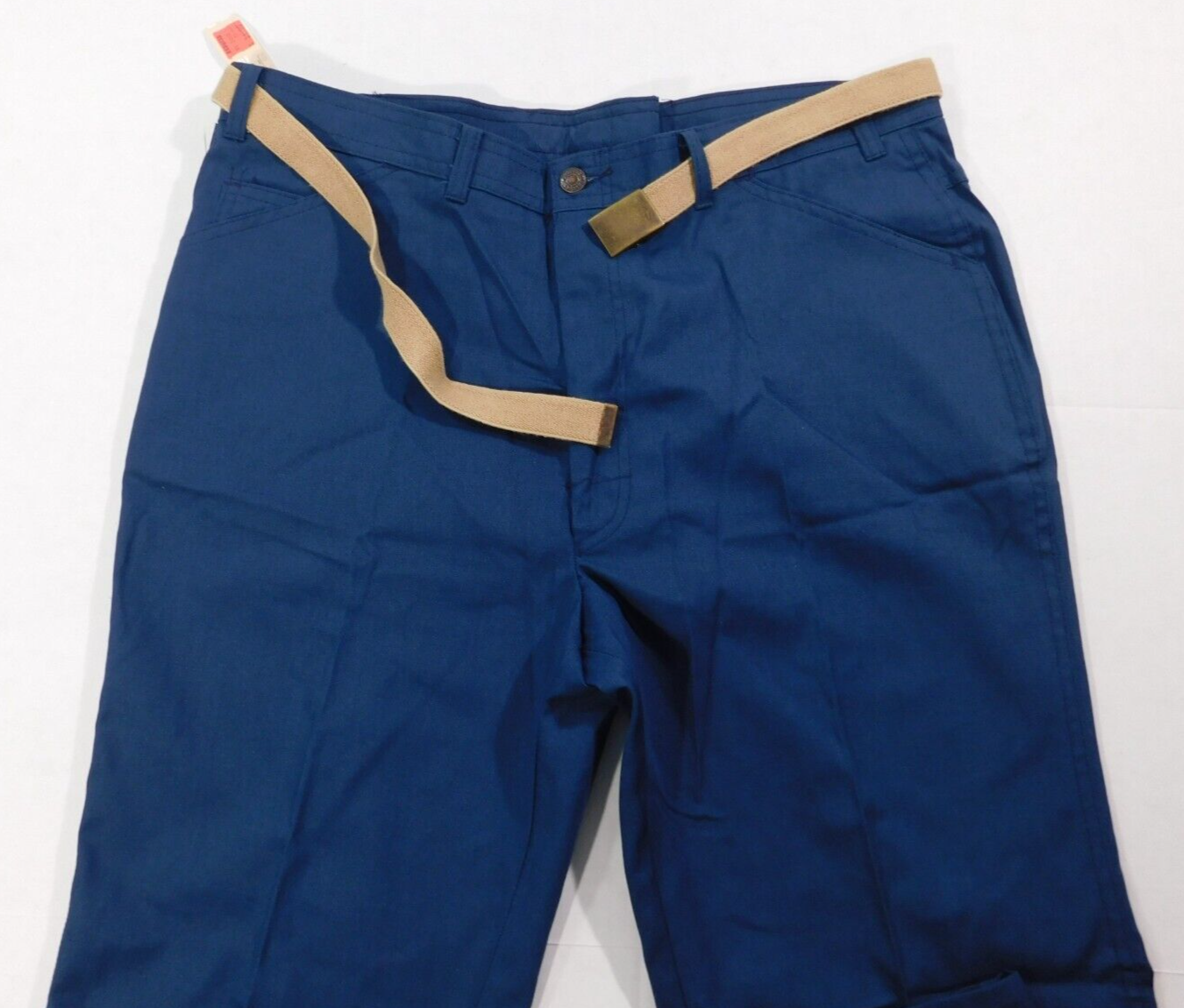 Vtg Deadstock Levi s Casual Pants Men s size 40x32 Blue Fortrel Cotton