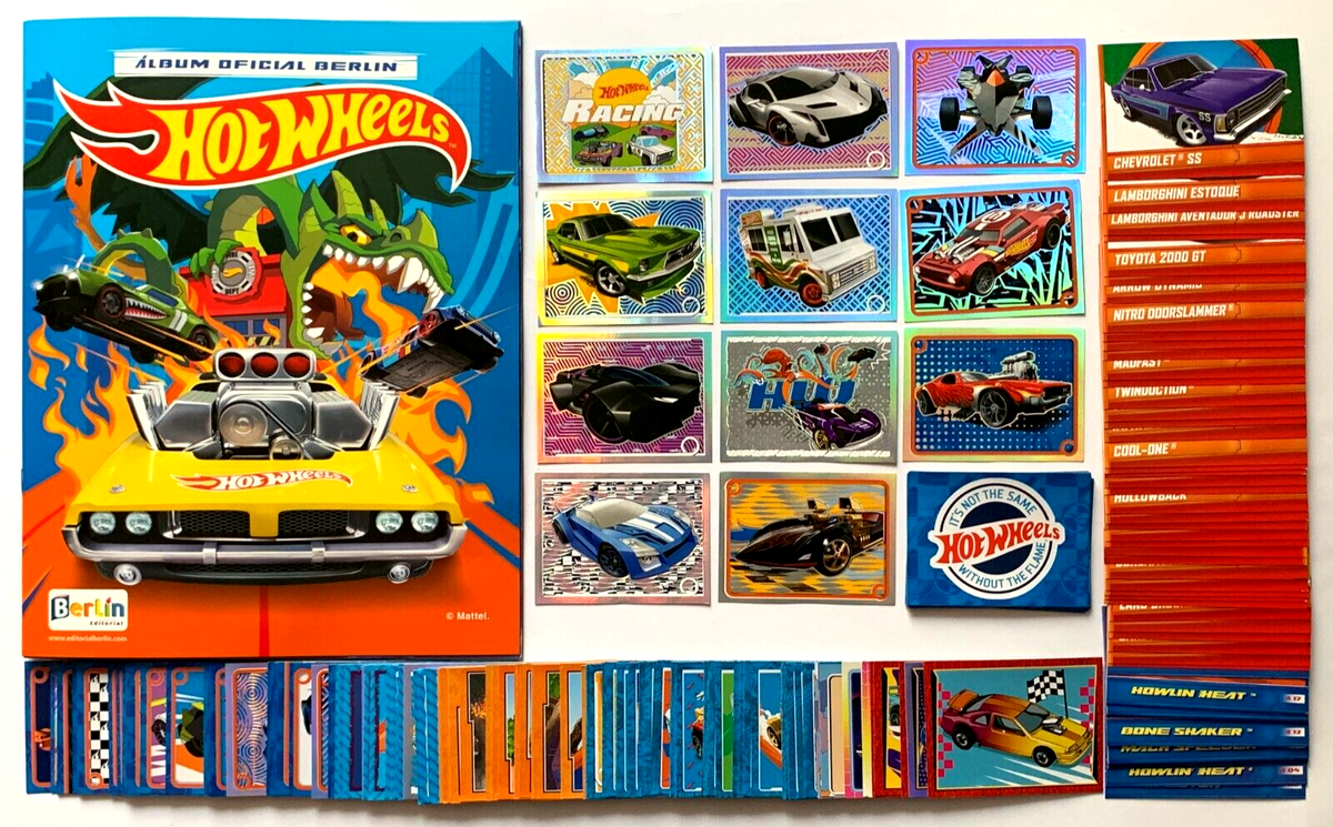 ALBUM HOT WHEELS Speed Racer Sticker - Full Set 182/182 + 58 CARDS