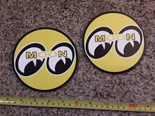 Lot Of 2 Moon Eyes Racing Decals Stickers Nhra Hot Rat Rod Old School 5 Lot Of 2 Moon Eyes Racing Decals Stickers Nhra Hot Rat Rod Old School 5