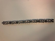 1 New High Quality Men's Stainless Steel Cross Bracelet, L 9.25" x W 0.5" ,OK218