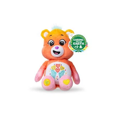 Basic Fun Thankful Heart Bear 22 cm Plüsch – Glitzerndes Herz-Bauchabzeichen ...