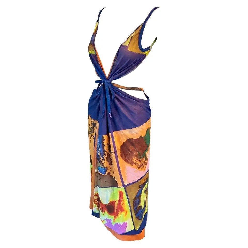 Jean Paul Gaultier Soleil S/S 2002 Vintage “Portraits” Mesh