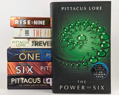 Lorien Legacies x 7 Pittacus Lore Rise of Nine Revenge of Seven Generation One