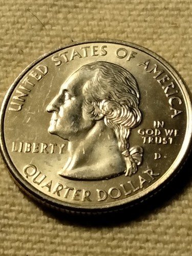 1999 D State Quarter Misaligned Die Struck Thru Grease - Picture 8 of 8