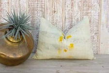 Rihon Tie Dyed Organic Silk Lumbar Pillow
