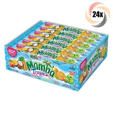Full Box 24x Packs Mamba Tropics King Size Fruit Chews | 24 Chews Each | 3.73oz