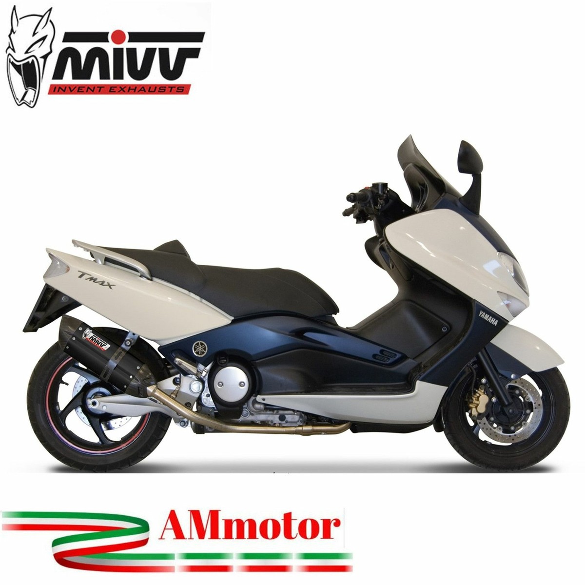 Escape Completo Mivv Yamaha T-Max 500 2001 Moto Silenciador Suono