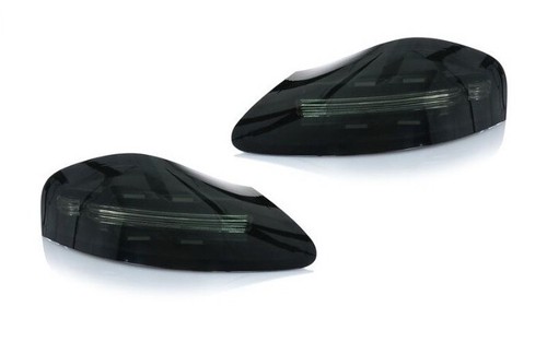 LED Tail Lights Set Black Smoked 718 Style TL For PORSCHE BOXSTER 986 1996-2004 - Picture 2 of 6